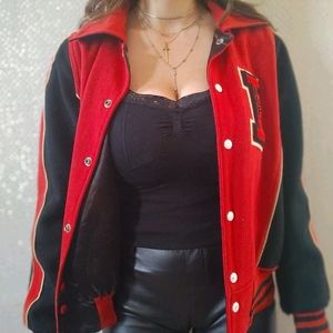 HOLTS VTG Reversable Bomber Varsity Jacket 1930s